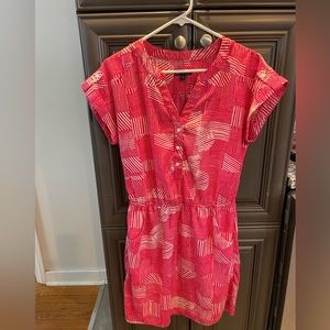 Gap short sleeve pink summer 80s print